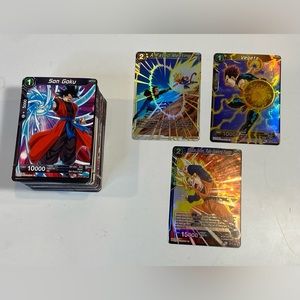 Dragon Ball Super Card Game lot - 3 Foils, 128 Commons - Unplayed